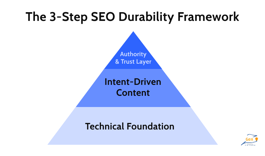 3 Step SEO Durability Framework Why 1 Ranking guarantees are Impossible in 2026