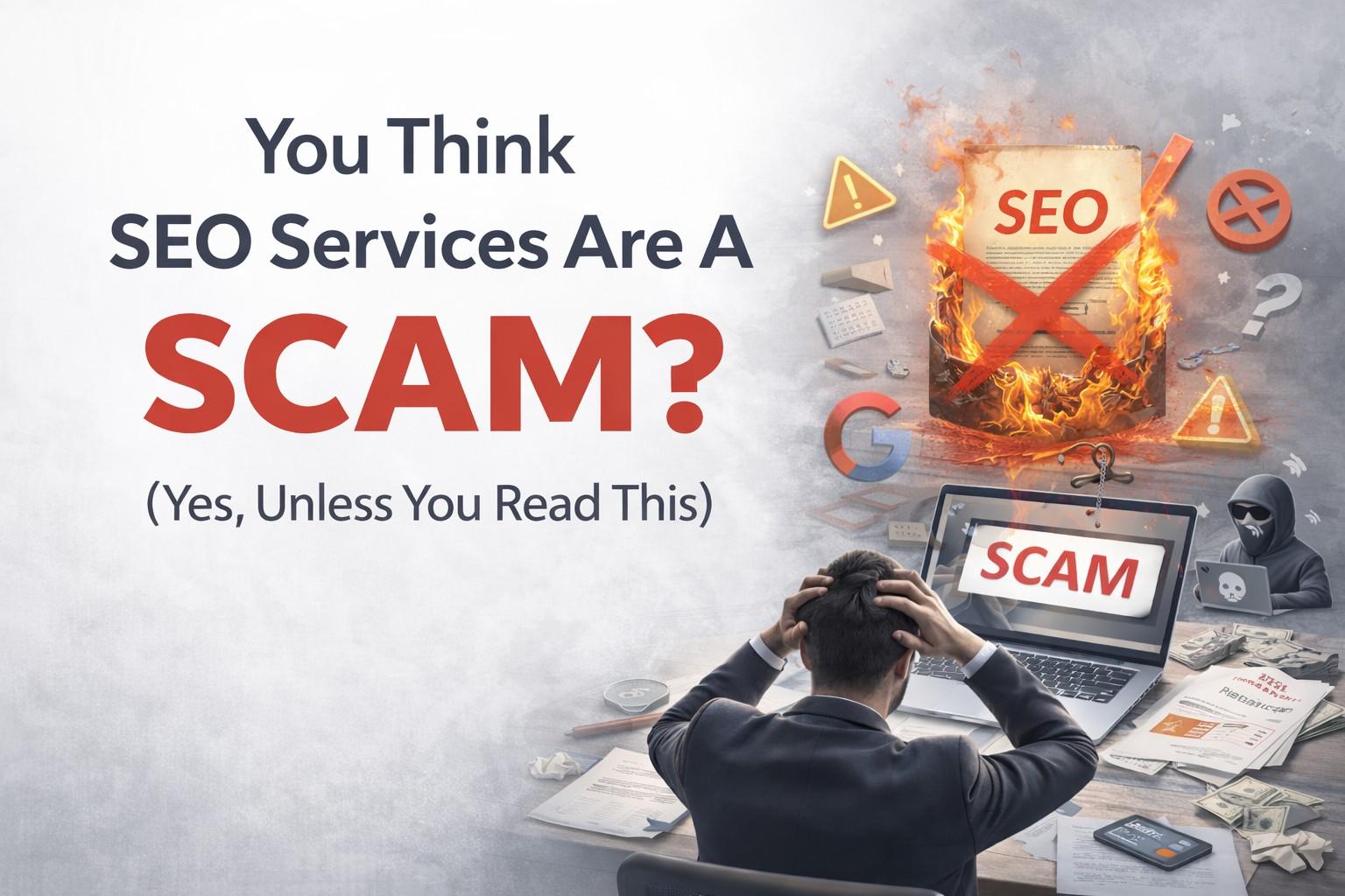 You think seo services are a scam Yes unless you read this