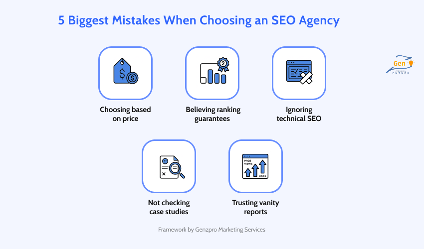 5 biggest mistake when choosing an seo agency