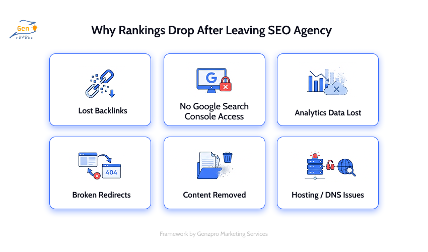 Why Rankings Drop After Leaving an SEO Agency & How to Exit Without Losing Your Rankings