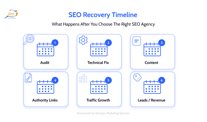 seo recovery timeline How to choose right SEO agency