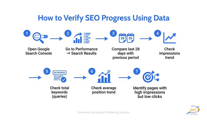 how to verify seo progress using  data  Signs Your SEO is Working