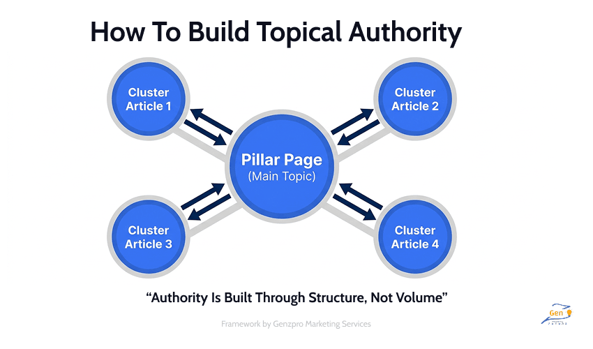 How to build topical authority for Organic Trafffic Growth