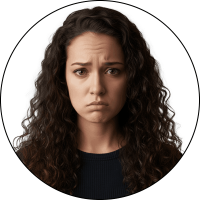 disappointed lady with seo agency Guildford